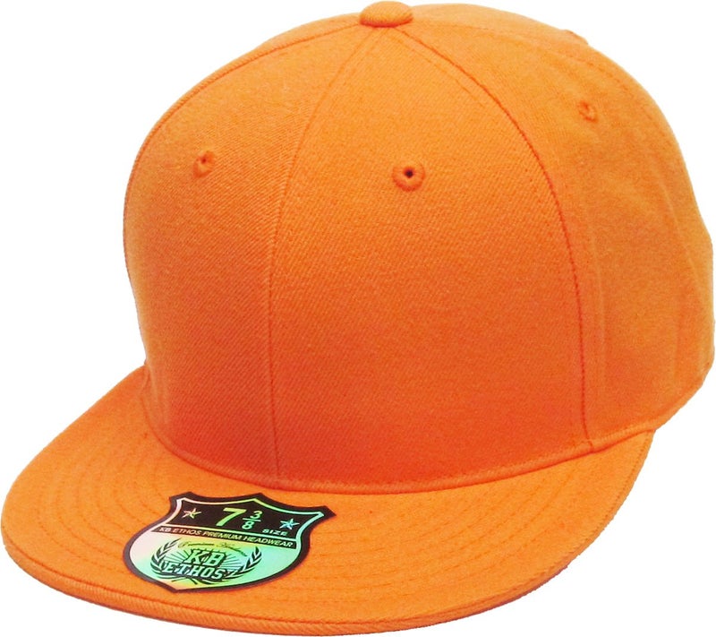 KBETHOS KNW-2364 ORG (8) The Real Original Fitted Flat-Bill Hats True-Fit, 9 Sizes & 20 Colors - Image 1